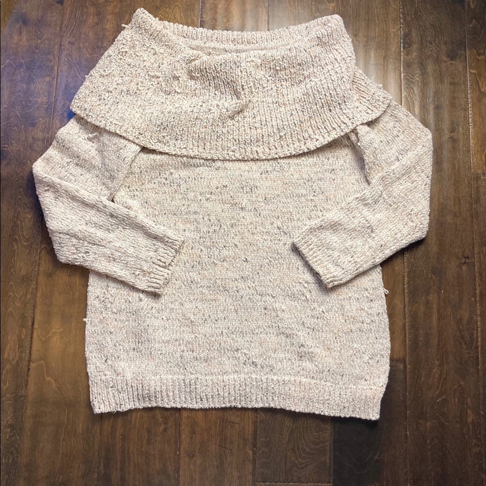Lauren Conrad XL Off-the-Shoulder Sweater